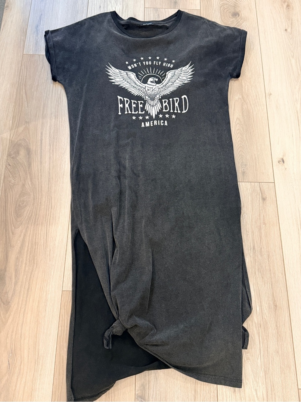 Moto T-shirt Midi Dress